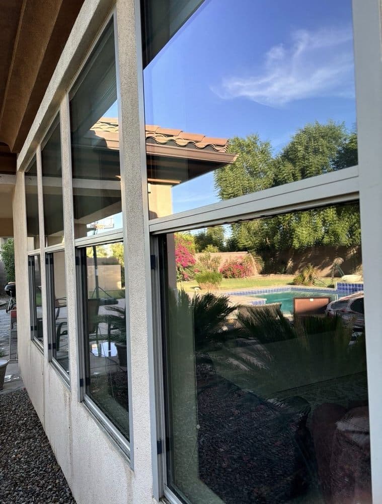 Exterior window cleaning